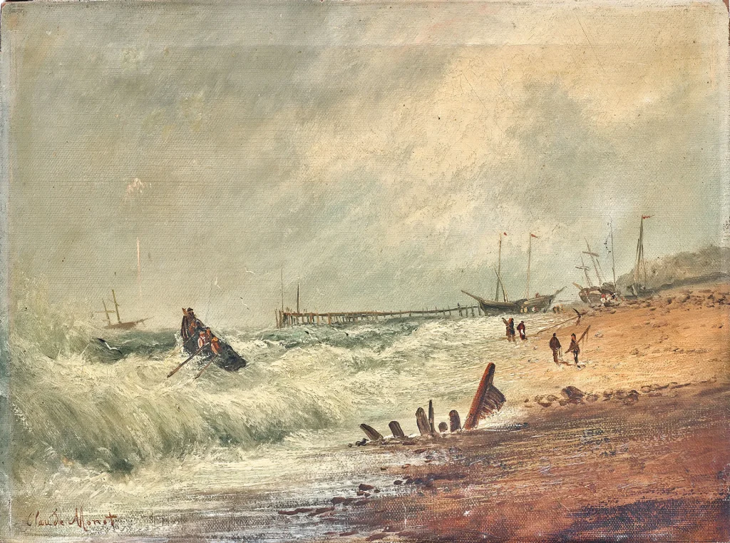 immagine per CLAUDE MONET Tempete a Saint Adresse
