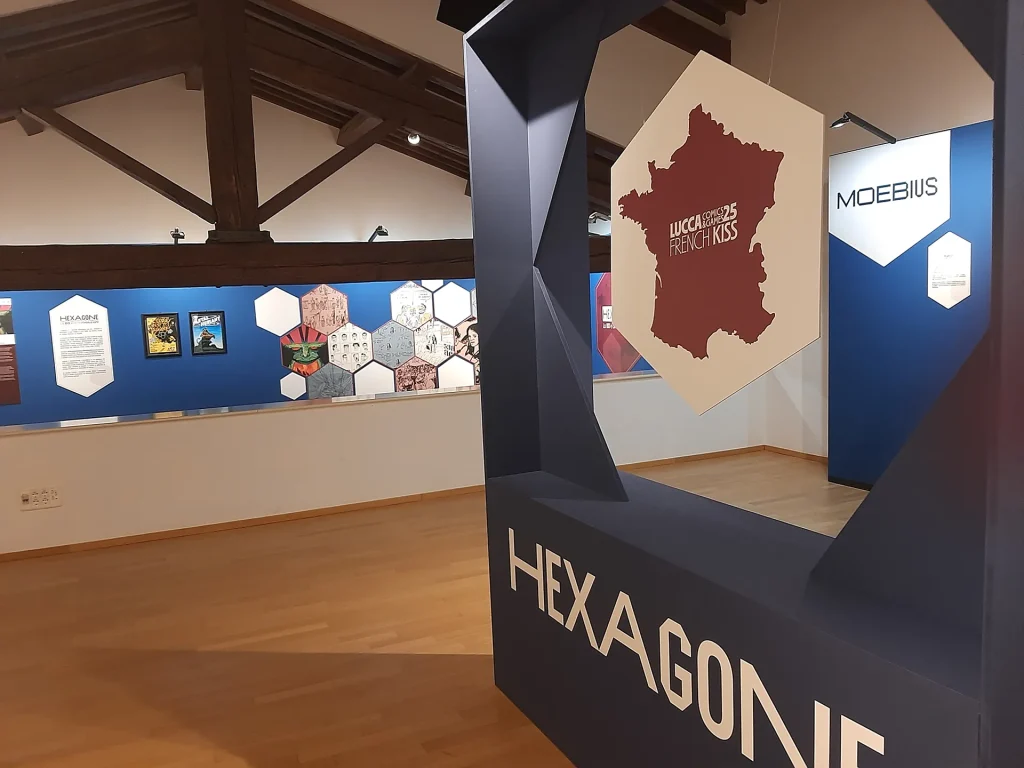 immagine per La mostra Hexagone allestita al Palais de France. ph Stefania Piu