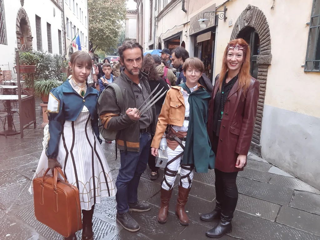 immagine per Famiglia di cosplayer al Lucca Comics & Games 2025. ph Stefania Piu