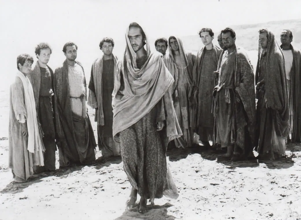 immagine per Fig. 12. Gesù (Enrique Irazoqui) in Il Vangelo secondo Matteo. Regia: Pier Paolo Pasolini. Produzione: Alfredo Bini (Italia 1964)