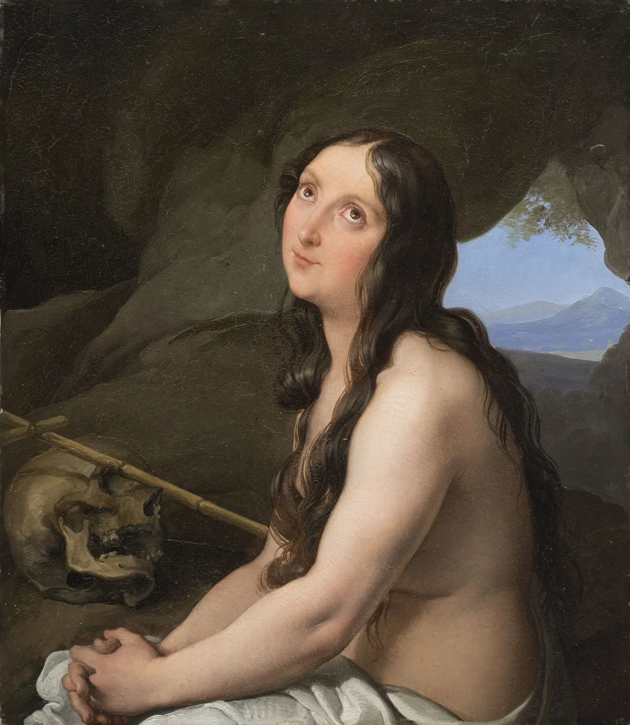 immagine per Hayez e il suo tempo. Ritratti della Milano Romantica. Francesco Hayez, Maddalena penitente (ritratto di Carolina Zucchi come Maddalena)
