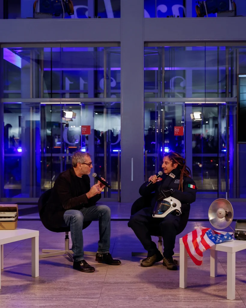 immagine per Performance SPACE a Y di Filippo Riniolo con intervista di Corrado Formigli - Roma Arte in Nuvola 2025