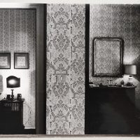 immagine per Tomaso Binga - Bianca Pucciarelli Menna - Carta da parato, 1976, Casa Malangone, RM...