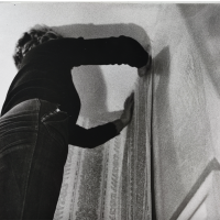 immagine per Tomaso Binga - Bianca Pucciarelli Menna - Carta da parato, 1976, Casa Malangone, RM