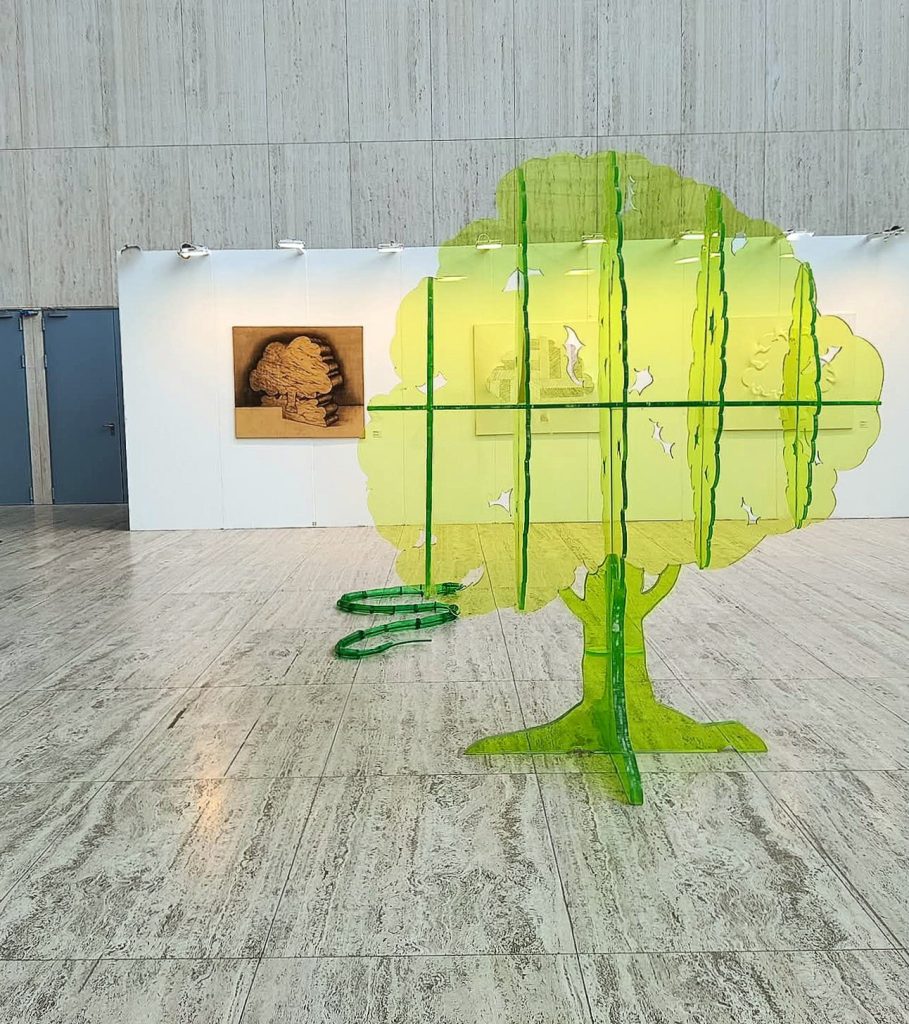 immagine per Dettaglio mostra di Gino Marotta nel Foyer