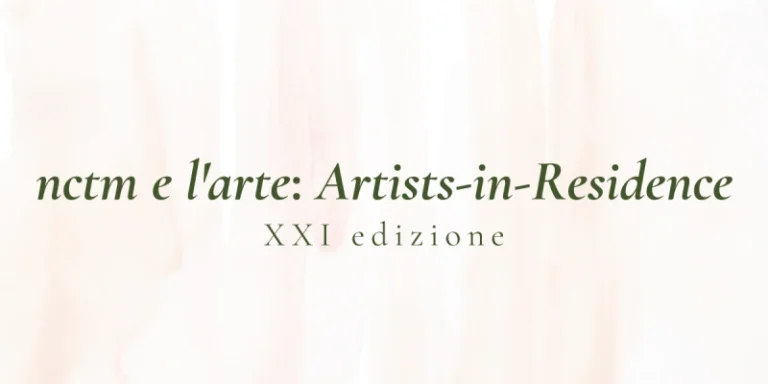 immagine per nctm e l'arte: borsa di studio Artists-in-Residence