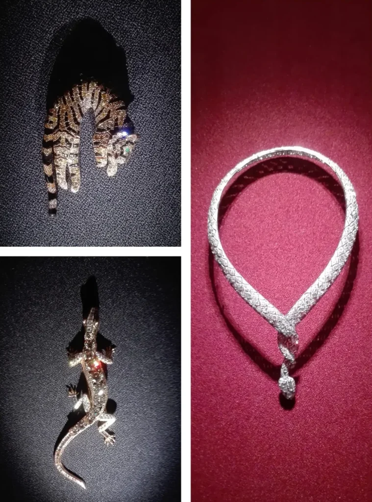 immagine per Spilla clip tigre -Spilla lucertola - Collier serpente. Fine anni '50 Cartier Parigi. Foto di Stefania Piu
