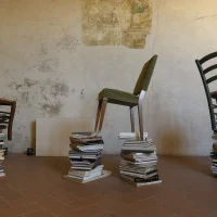 immagine per Valentina Palazzari, Fiammetta 2025, exhibition view, Palazzo Pretorio, Certaldo. Courtesy of the artist. Ph Giorgio Benni