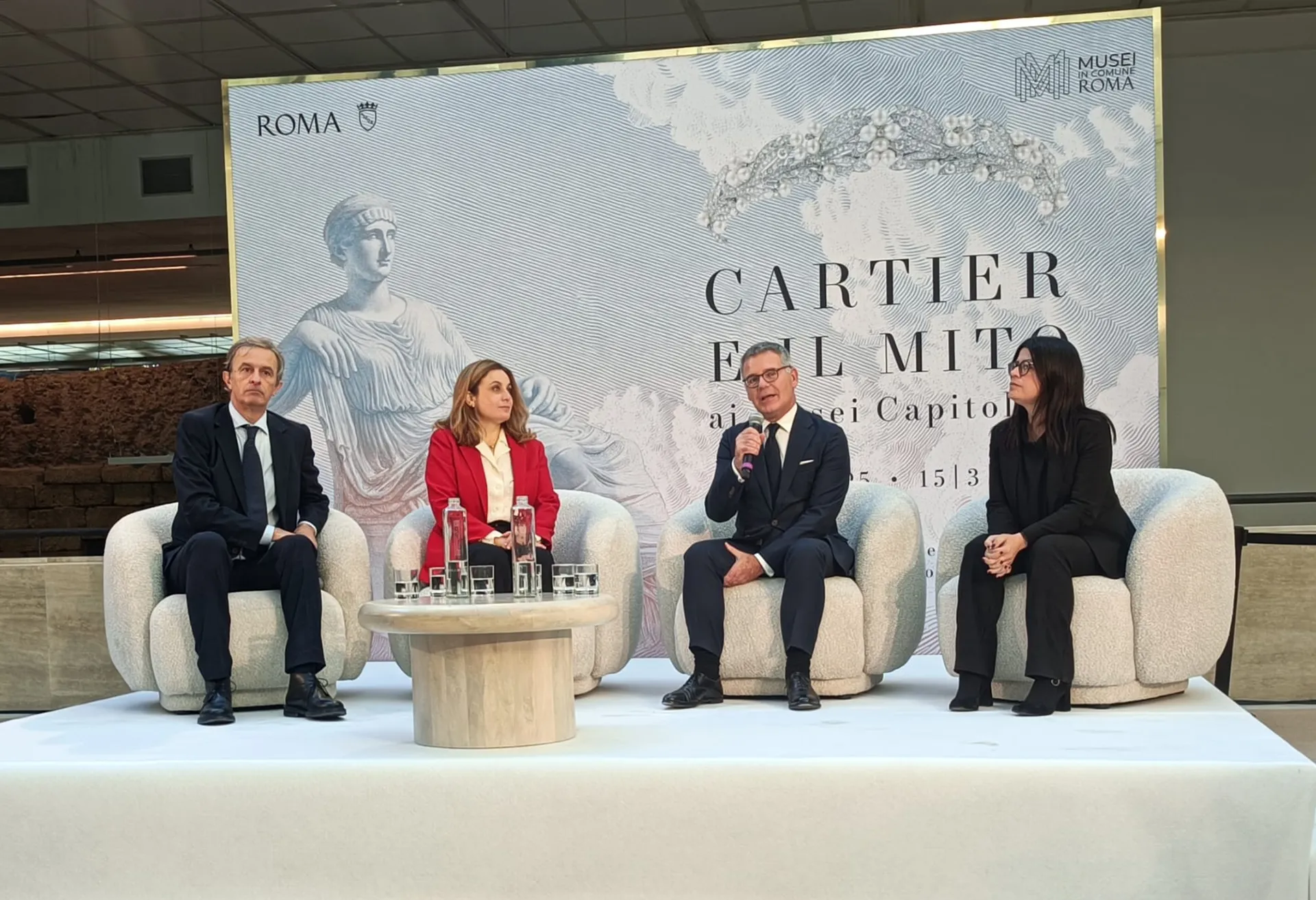 immagine per Conferenza stampa Musei capitolini Stéphane Verger-Bianca Cappello-Pierre Rainero- Eloisa Dodero. Foto di Stefania Piu
