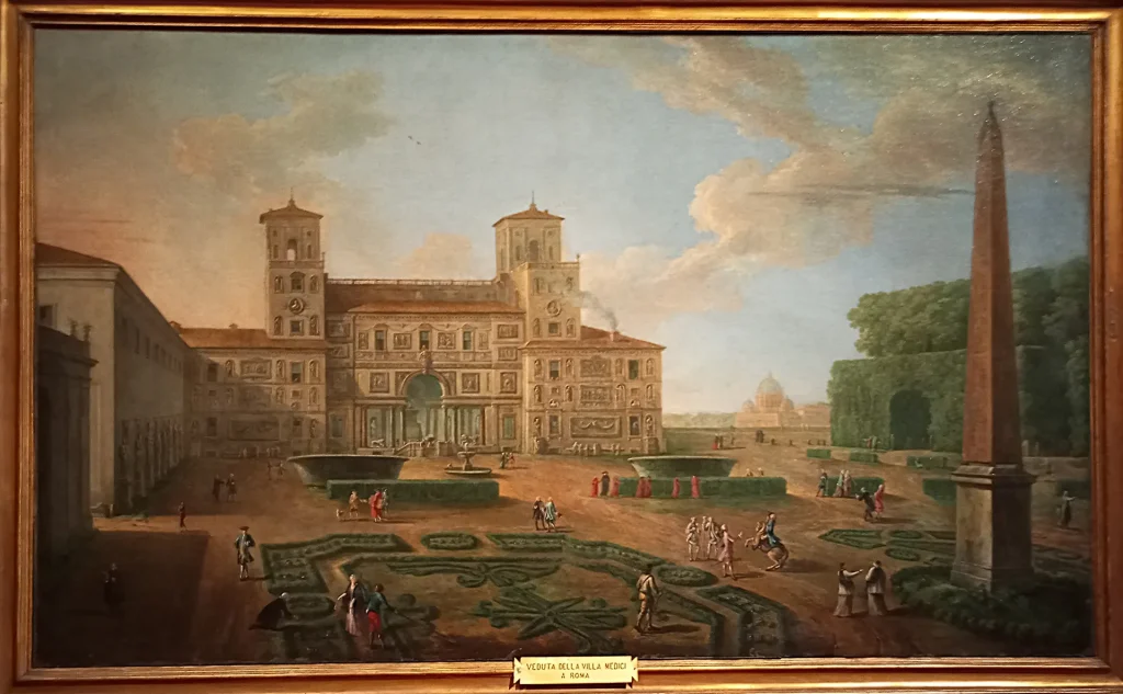 immagine per 03. attr. Paolo Anesi - Veduta di Villa Medici - XVIII sec. olio su tela - Firenze Uffizi