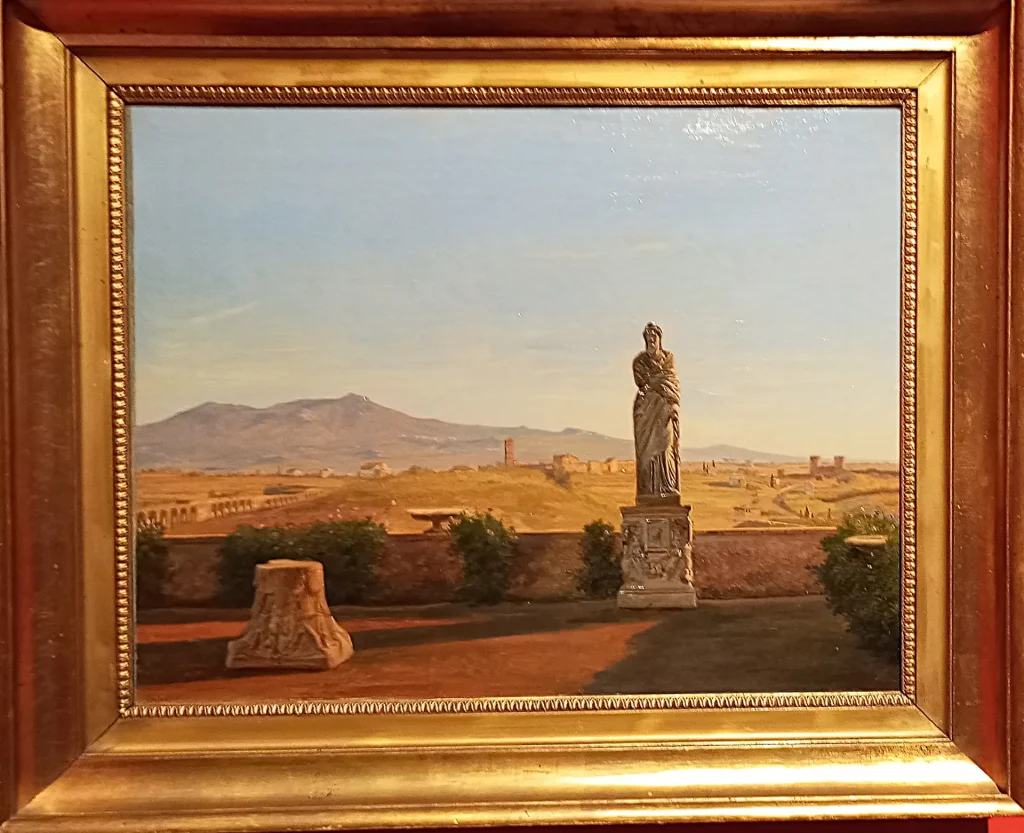 immagine per 05. Carl Christian Constantin Hansen, Veduta da Villa Mattei - 1841