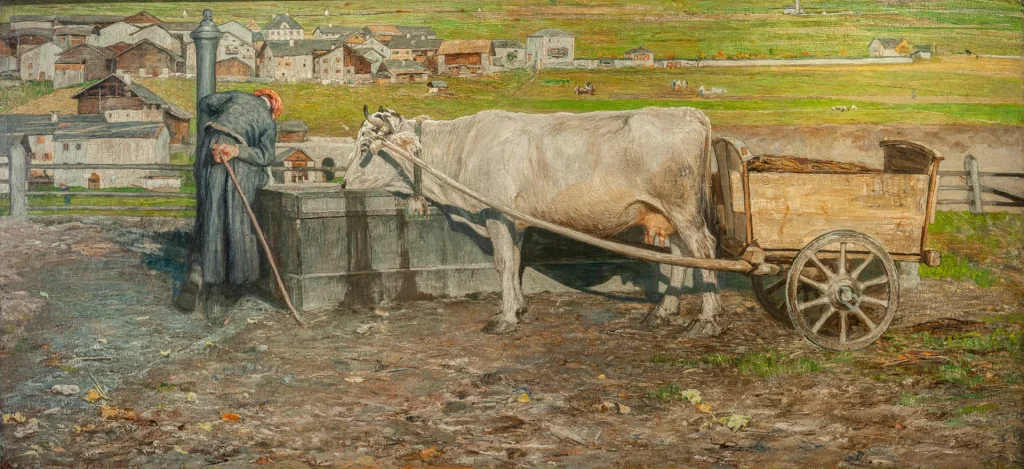 immagine per Giovanni Segantini, Sole d’Autunno, 1887. Comune di Arco, Galleria Civica G. Segantini. © Comune di Arco, Galleria Civica G. Segantini