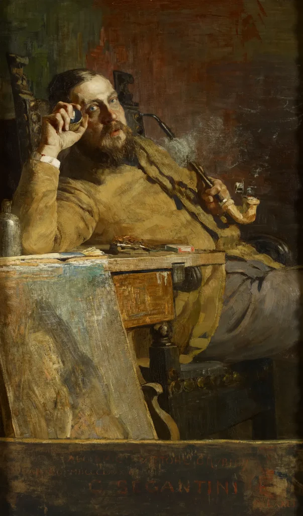 immagine per Giovanni Segantini, Ritratto di Vittore Grubicy De Dragon, 1887. Lipsia, Museum der bildenden Künste. © PUNCTUM / Bertram Kober