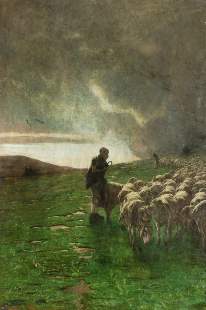 immagine per Giovanni Segantini, Dopo il temporale, 1884. Collezione privata, Courtesy METS, Novara - Gallerie Maspes, Milano. © Archivio Gallerie Maspes, Milano
