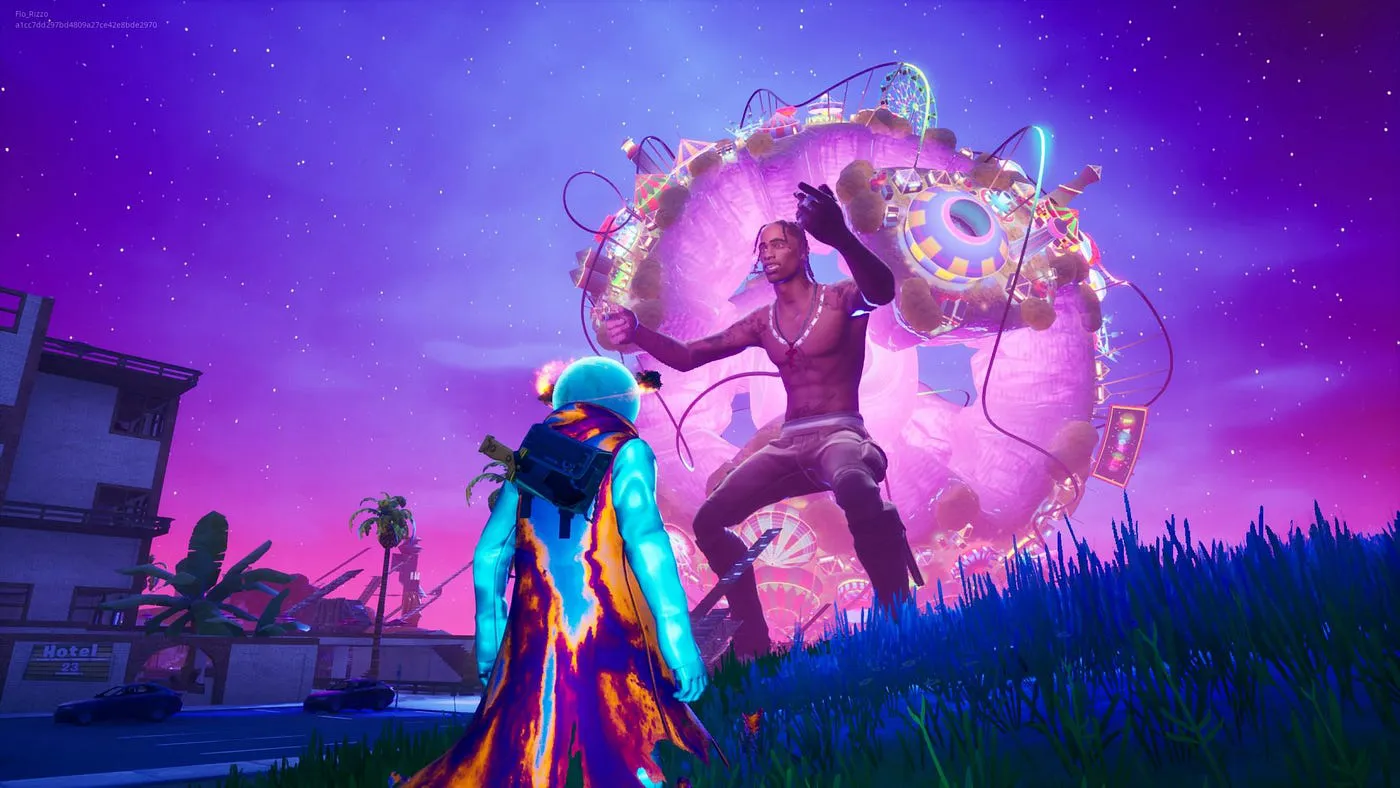 immagine per Concerto di Travis Scott durante l'evento Astronomical, Fortnite