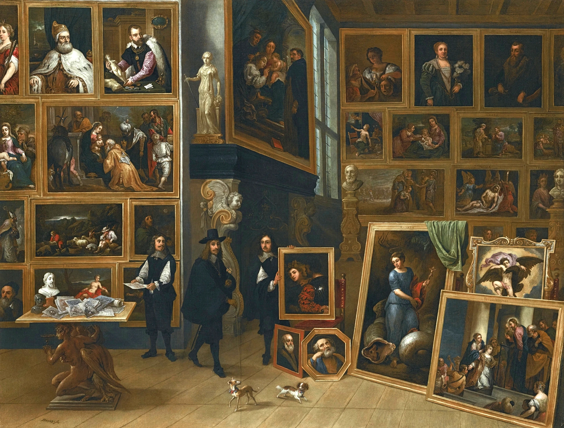 immagine per David Teniers II (il Giovane) (1610-1690), La galleria di quadri dell'arciduca Leopoldo Guglielmo, 1640