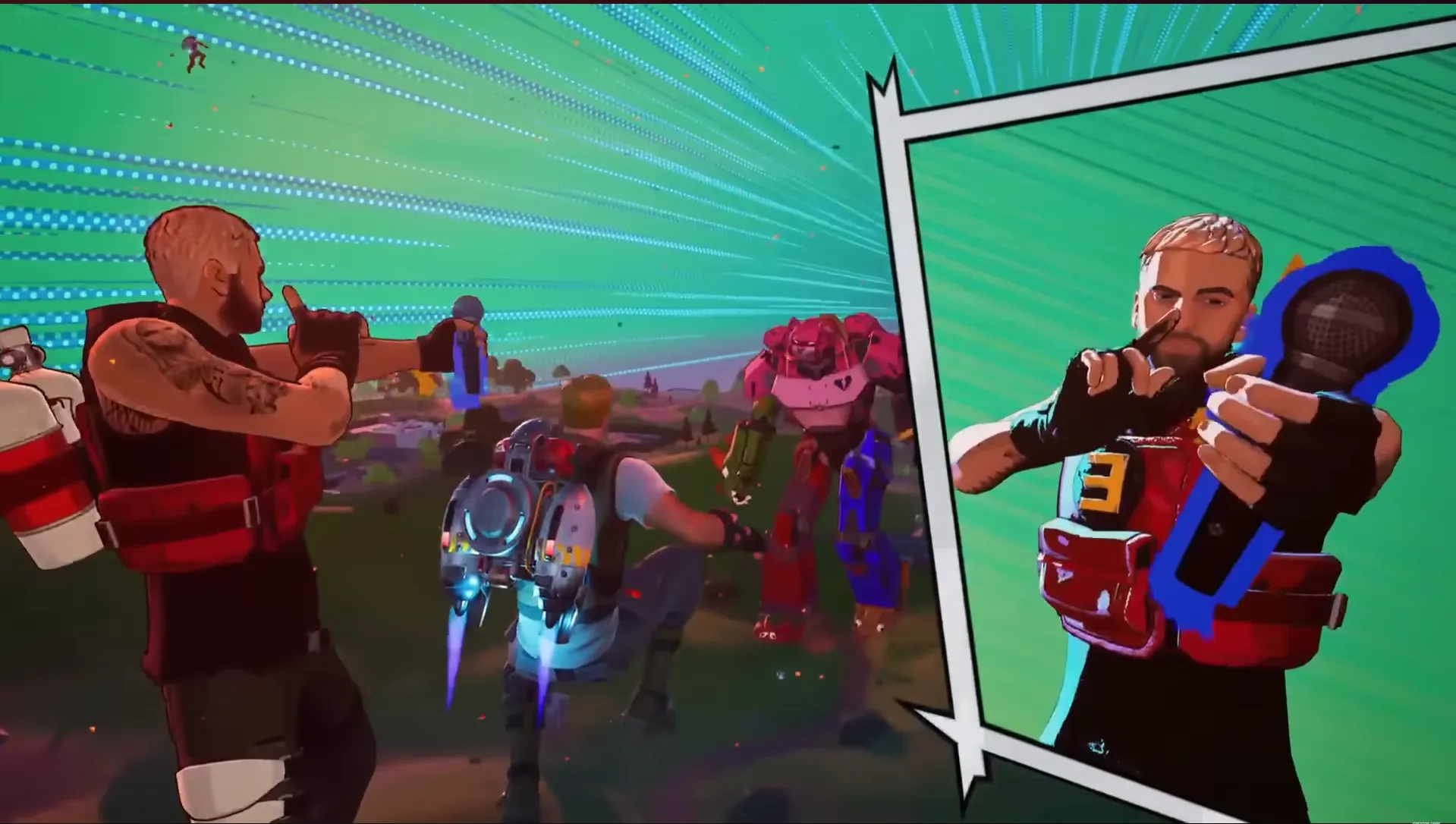 immagine per Eminem in concerto durante l’evento “Remix The Finale”, Fortnite