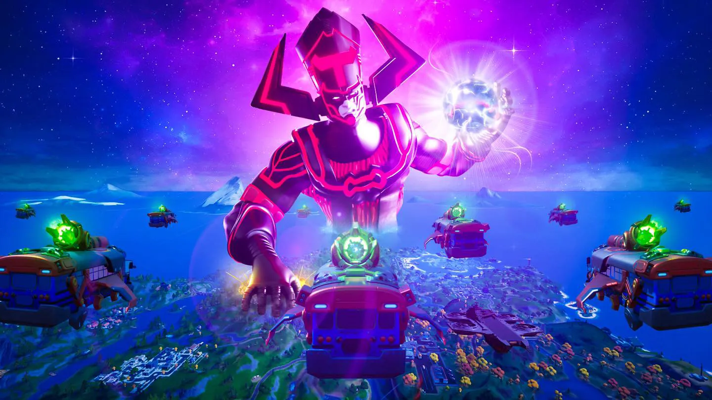 immagine per Galactus arriva sull’isola tramite una frattura dimensionale durante l’evento “Il Divoratore di mondi”, Fortnite