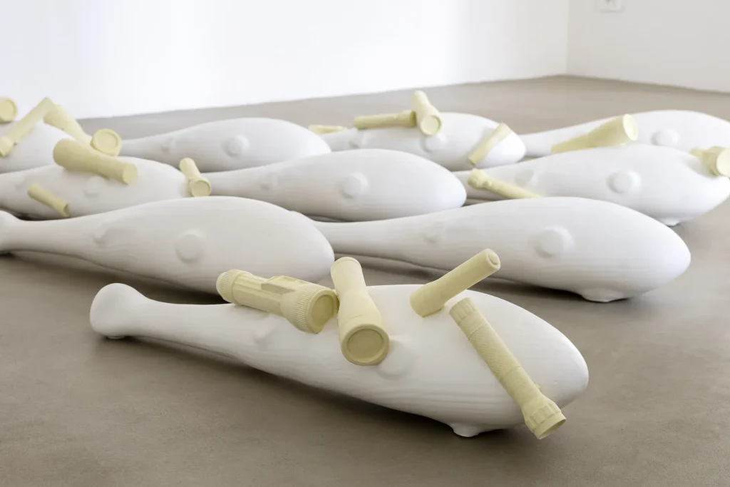 immagine per Clava-torce 2025 Glazed Terracotta And Engobe Dimensions Variable V1 ph. Giulia Pietroletti