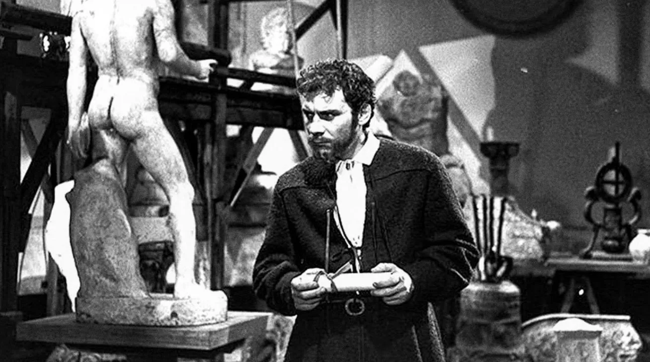 immagine per Gian Maria Volonté in Vita di Michelangelo. Regia: Silverio Blasi. Produzione: RAI (Italia 1964)