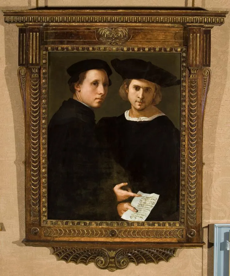 immagine per Pontormo, Doppio ritratto di due amici, 1523-1524, olio su tavola, 88 x 67.5 cm, Venezia, Fondazione Giorgio Cini