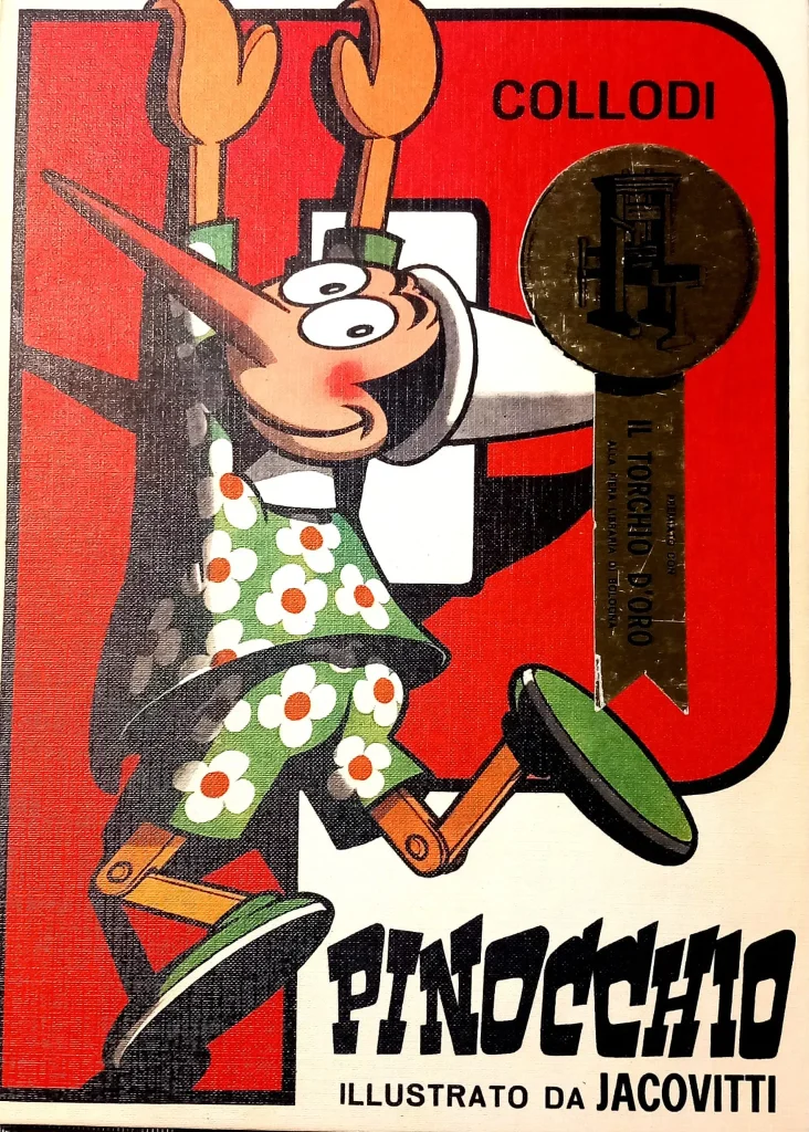 immagine per IMMAGINE 6: copertina del Pinocchio di Jacovitti, nella versione del 1964, ristampata per i Fratelli Spada