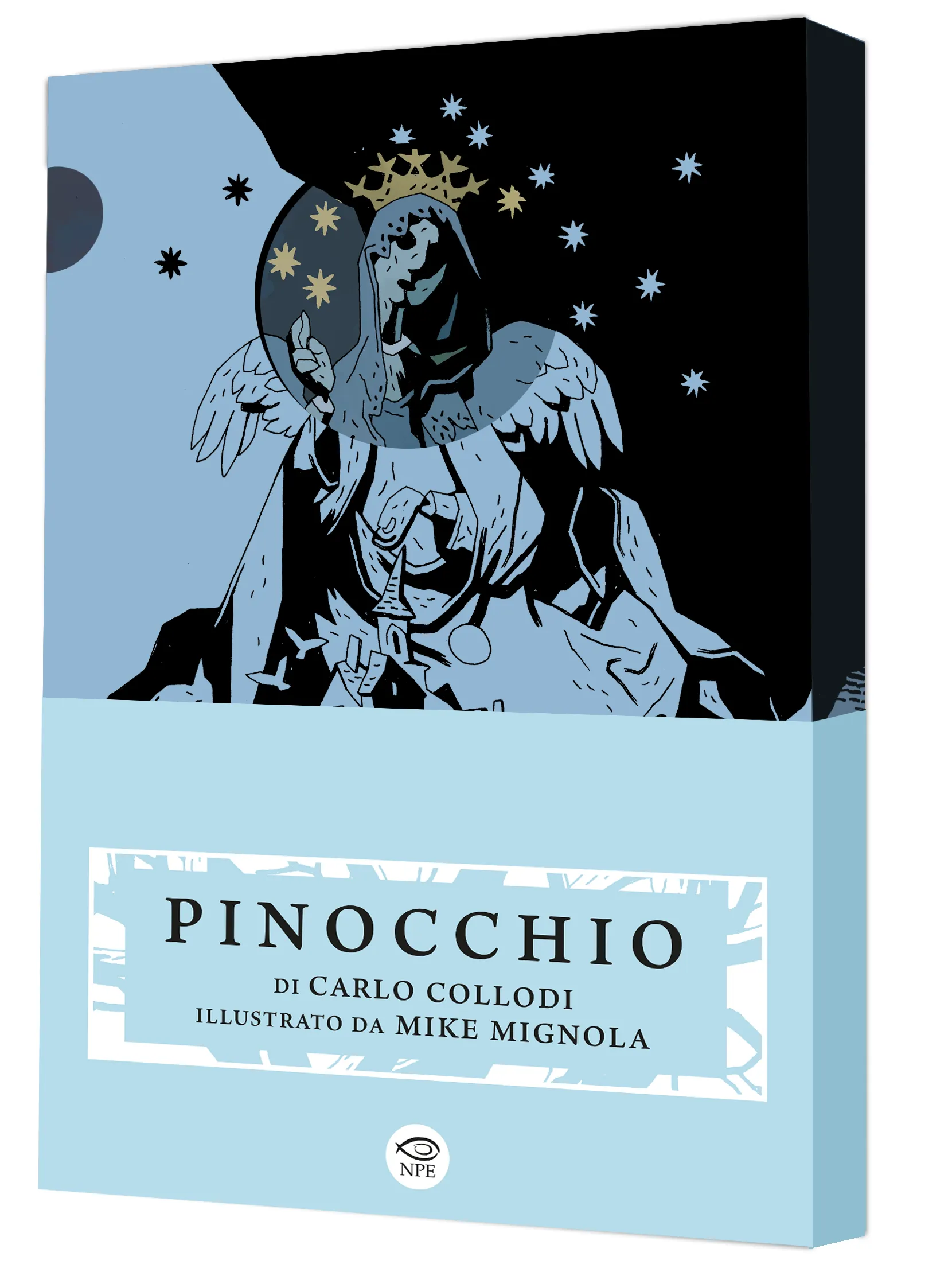immagine per IMMAGINE 8: l'edizione italiana del Pinocchio illustrata da Mike Mignola. Courtesy by NPE Editore
