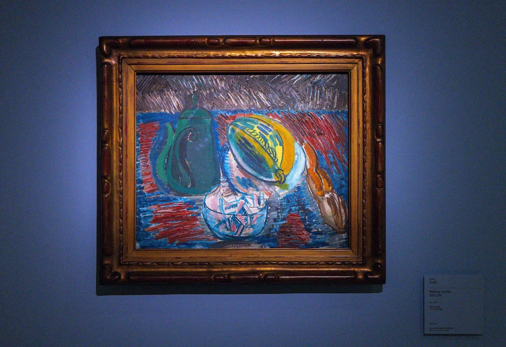 immagine per FIG. 21) Raoul Dufy, Natura morta, 1914 -Impressionismo e Oltre -Ara Pacis RM -Ph. Monkeys Video Lab