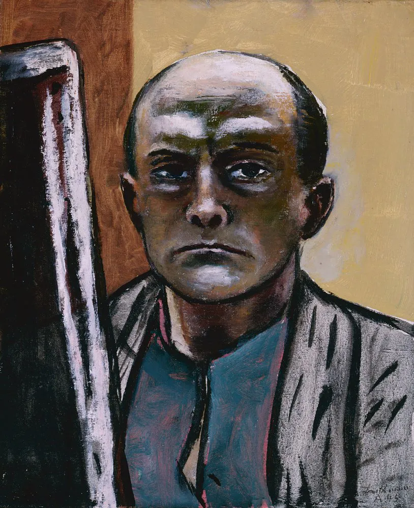 immagine per FIG. 31) Max Beckmann, Autoritratto -mostra Impressionismo e oltre -Ara Pacis RM 2025 -Detroit Institute of Art
