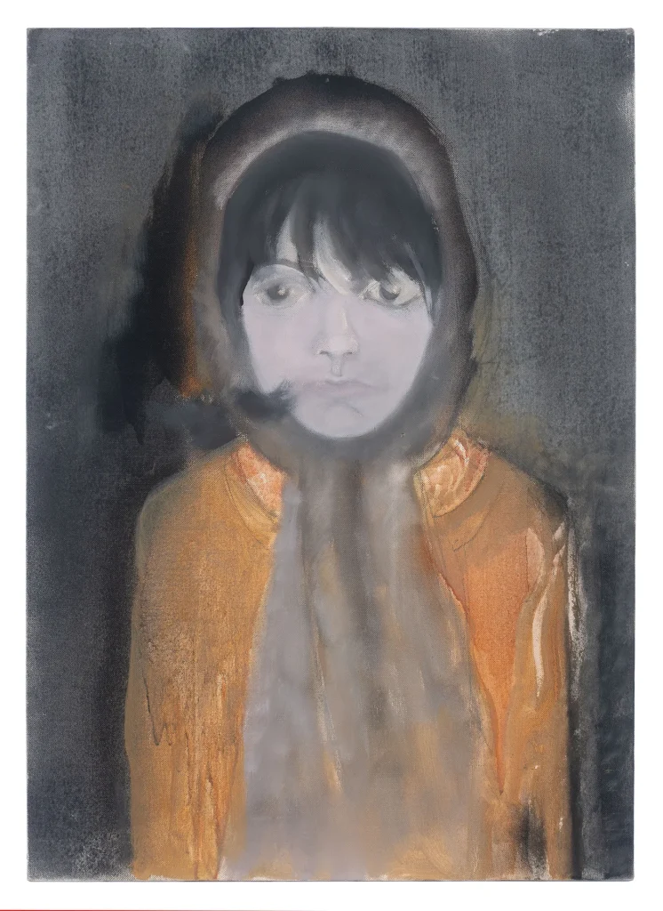 immagine per Mario Lattes, Piquita (ritratto), olio su tela, 75x55, 1968
