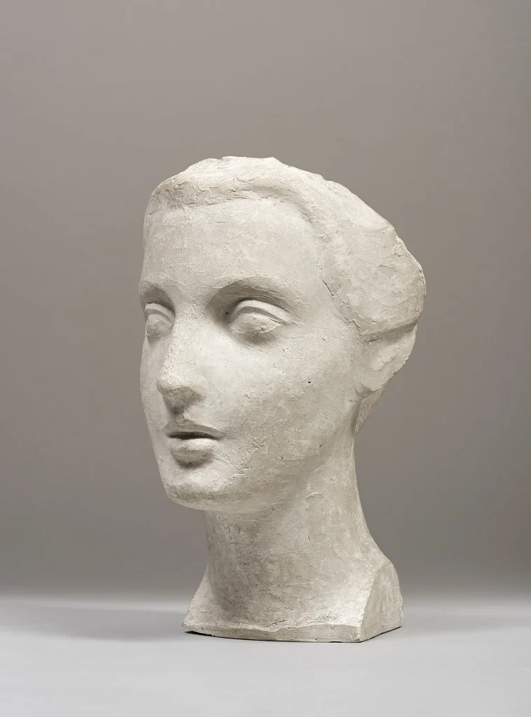 immagine per Testa di donna (studio per Popolana) 1925 ca. Gesso cm 33 × 20,5 × 22 Modello per scultura (Aironi) 1928-30 Gesso