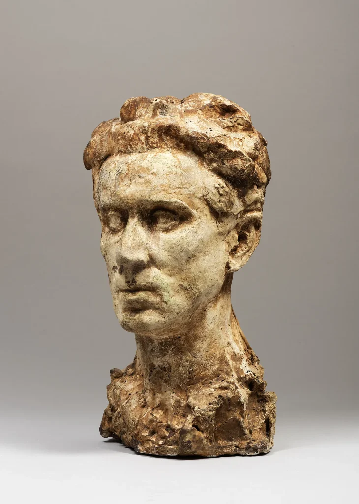 immagine per Ritratto di Luigi Bracchi 1925 ca. Gesso cm 43 × 24 × 24,5