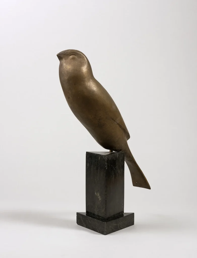 immagine per Canarino 1928 ca. due opere Gesso (sinistra) e bronzo (destra) cm 42 × 30 × 13