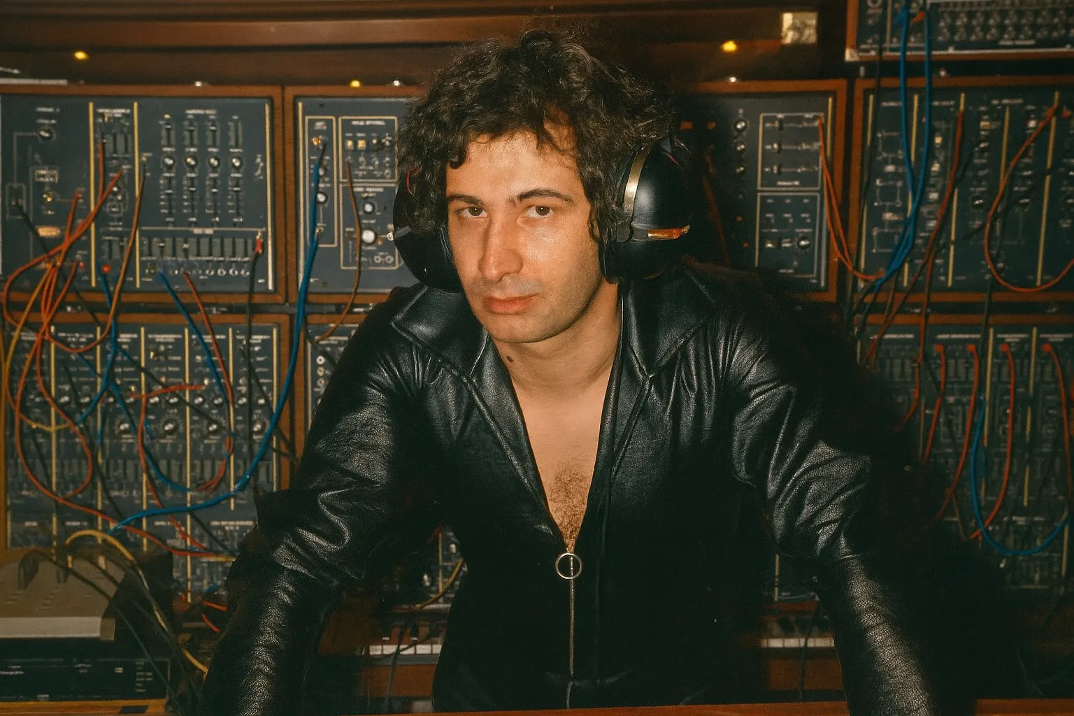 immagine per Gigi Tonet nel suo studio (colorata in AI)