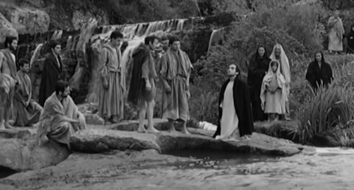 immagine per Fig. 14 - Una scena da Il Vangelo secondo Matteo. Regia: Pier Paolo Pasolini. Produzione: Alfredo Bini (Italia 1964)