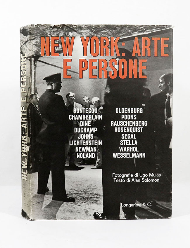 immagine per Fig. 18 - La copertina di New York: arte e persone. Fotografie di Ugo Mulas. Testo di Alan Solomon. Design di Michele Provinciali, Longanesi & C. (Alfieri e Lacroix, Legatoria Torriani, Cartiere Burgo),1967