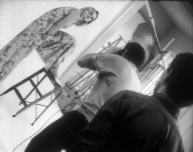immagine per Fig. 8 - Una scena da Reflex. Regia: Mario Schifano (Italia 1964). Cortometraggio, bianco e nero, beta digitale, 16 minuti. ©ASAC Dati La Biennale di Venezia