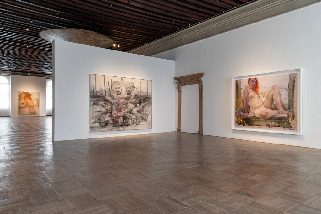 immagine per Exhibition view Jenny Saville a Ca’ Pesaro - Ca’ Pesaro - Galleria Internazionale d’Arte Moderna di Venezia (ph Irene Fanizza / Courtesy Fondazione Musei Civici di Venezia)