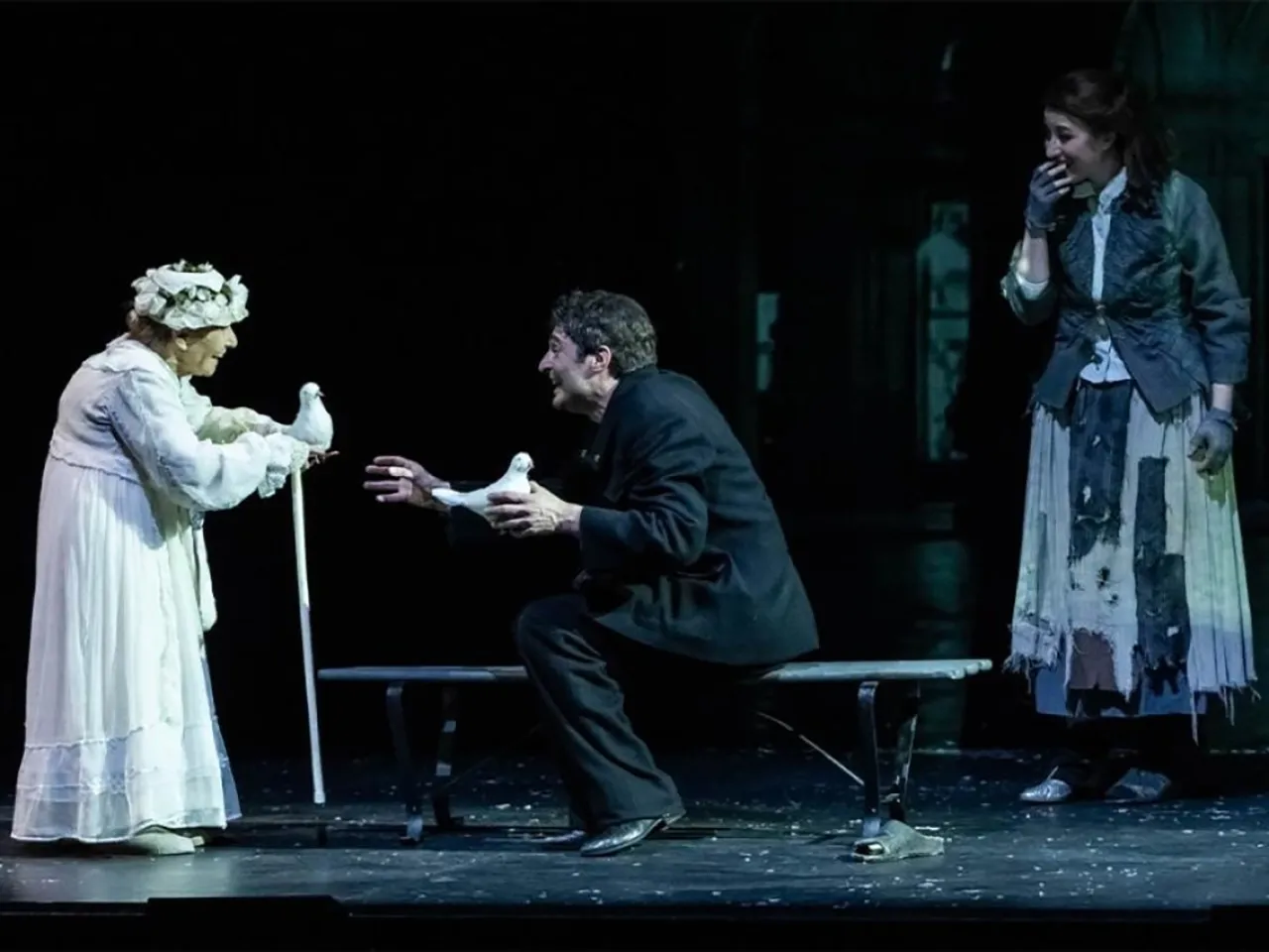 immagine per MIracolo a Milano, Giulia Lazzarini Lino Guanciale. Photo ®MasiarPasquali. Piccolo Teatro di Milano
