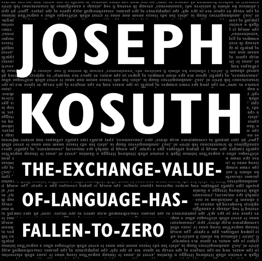 immagine per Joseph Kosuth Tre Oci