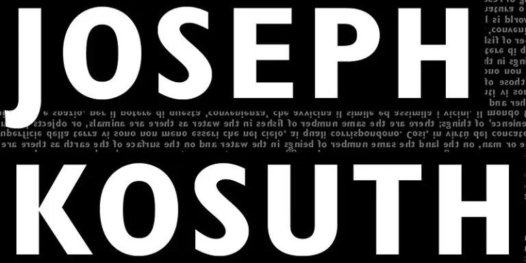 immagine per Joseph Kosuth Tre Oci