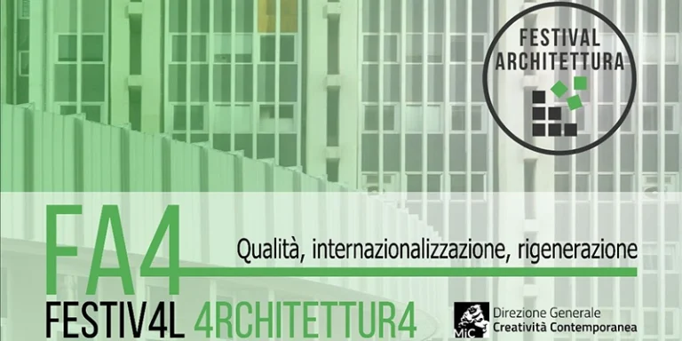 immagine per Online l'avviso pubblico di Festival Architettura quarta edizione