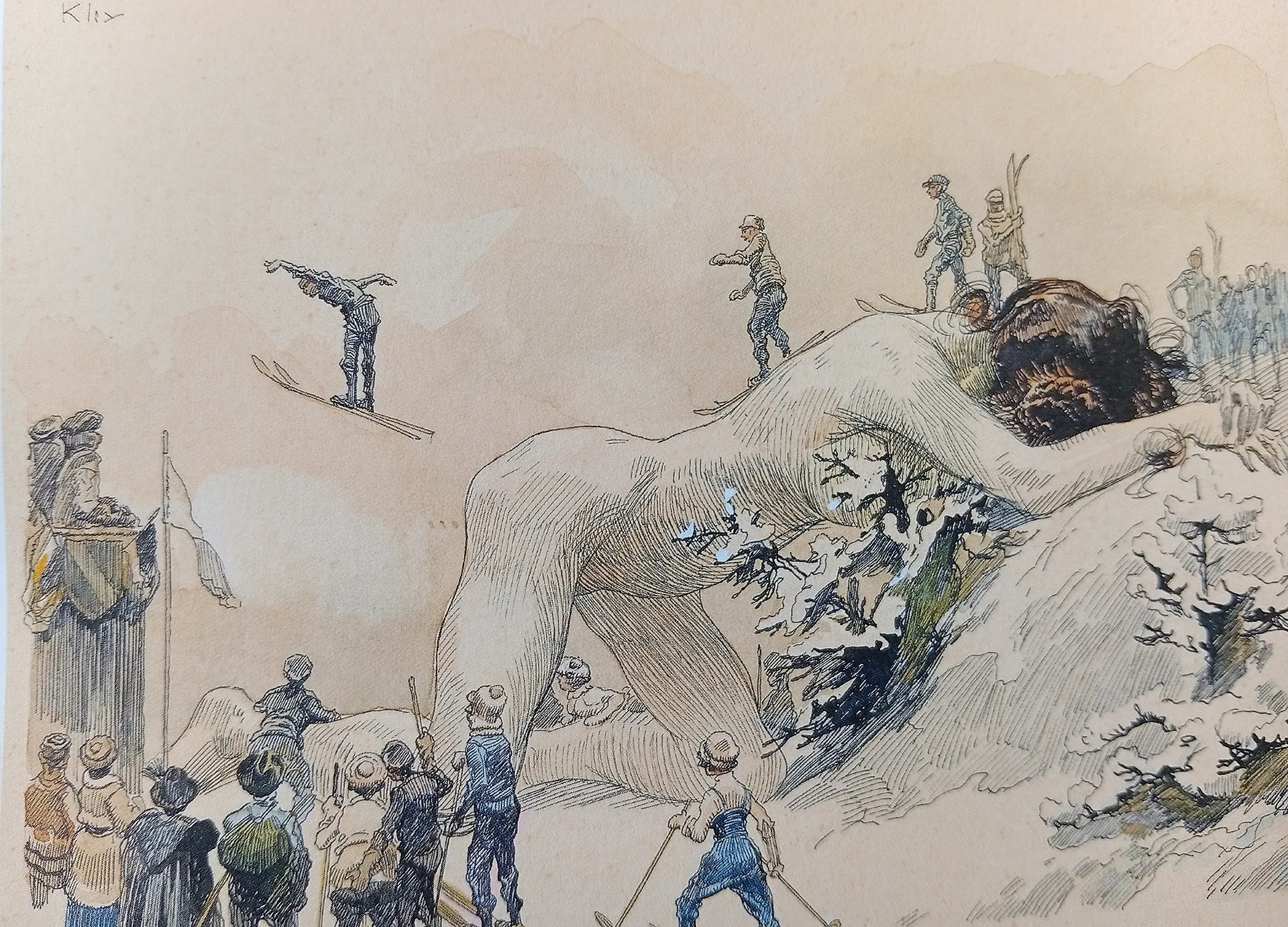 immagine per fig. 19 - Heinrich Kley, Il Trampolino