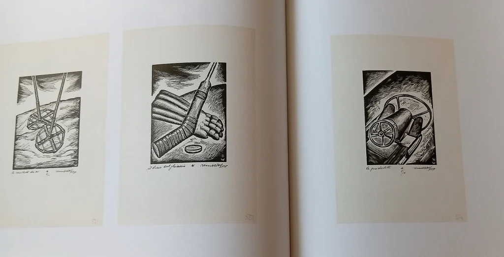 immagine per fig. 8 - Remo Wolf, Xilografie in nero