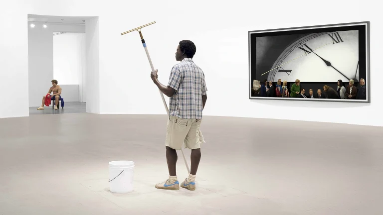 immagine per Mirrored Fiction ruota intorno a Duane Hanson. Gagosian Gallery Roma