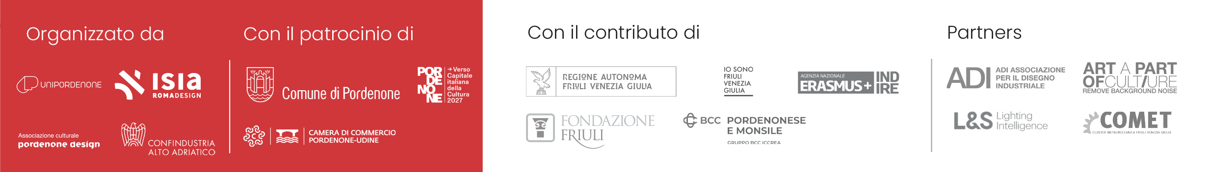 immagine per Pordenone Design Week 2026 partner e sponsor