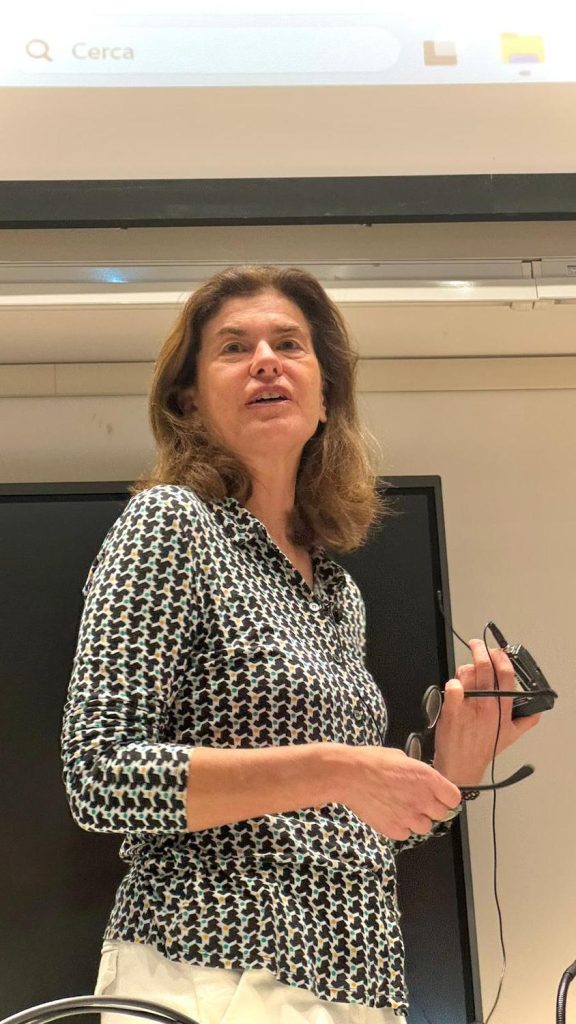 immagineper un momento della lectio magistralis di Luisa Collina