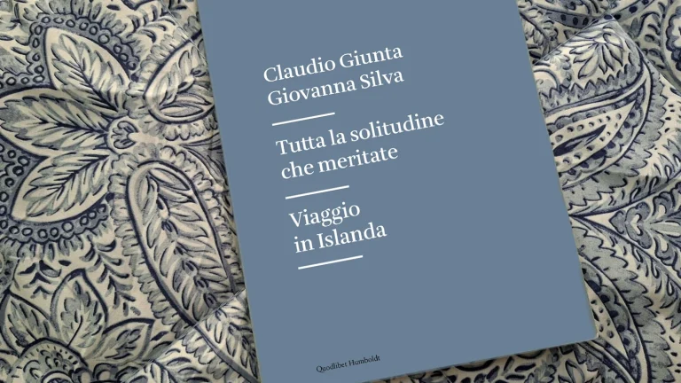 immagine per Tutta la solitudine che meritate. Viaggio in Islanda. Claudio Giunta e Giovanna Silva raccontano il bisogno di essere soli