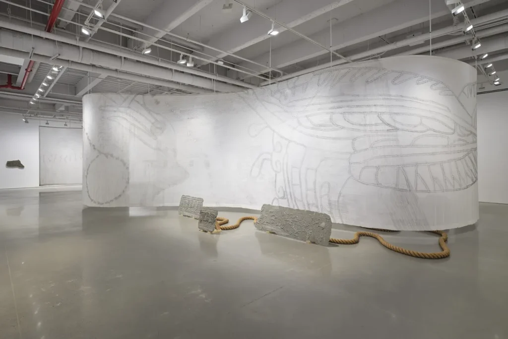 immagine per Mariana Castillo Deball, Serpent Disappearances – exhibition view, Kurimanzutto, New York, 2026. Ph. Zach Hyman