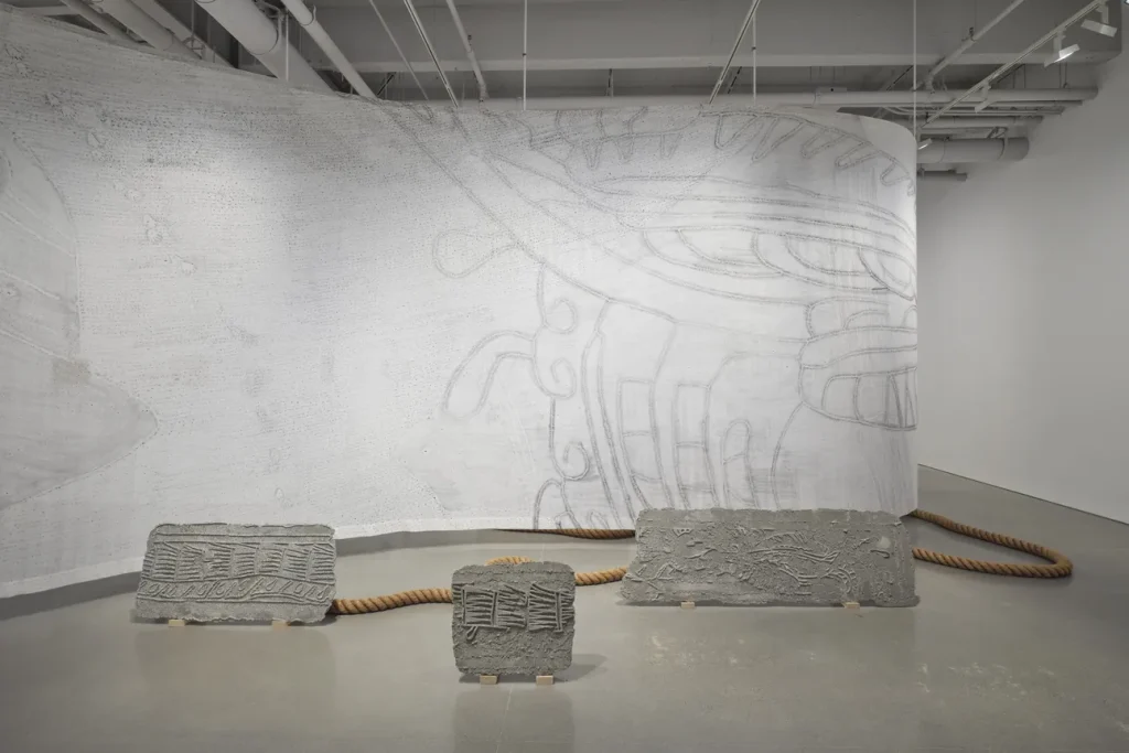 immagine per Mariana Castillo Deball, Serpent Disappearances – exhibition view, Kurimanzutto, New York, 2026. Ph. Zach Hyman